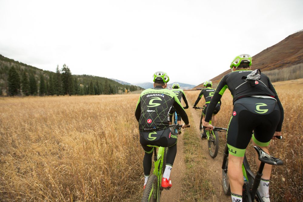 Riders swap the road for the scenic trails in Aspen