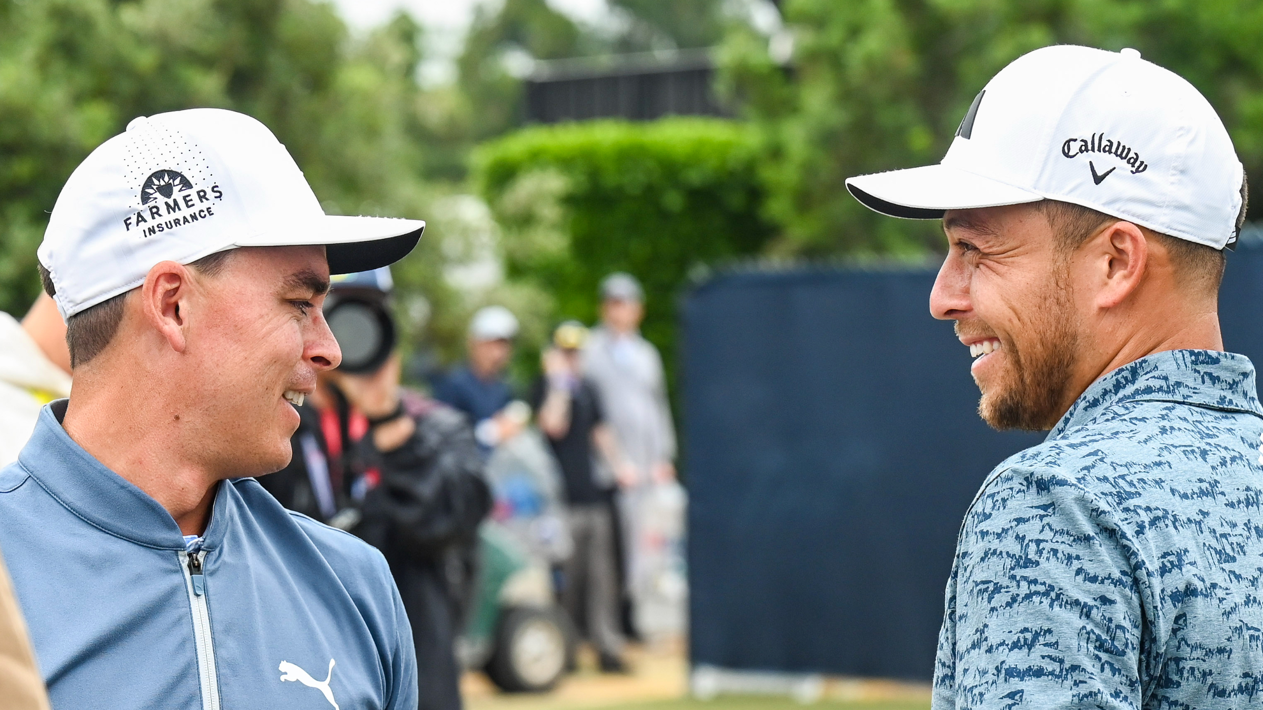 Ricker Fowler and Xander Schauffele at the US Open