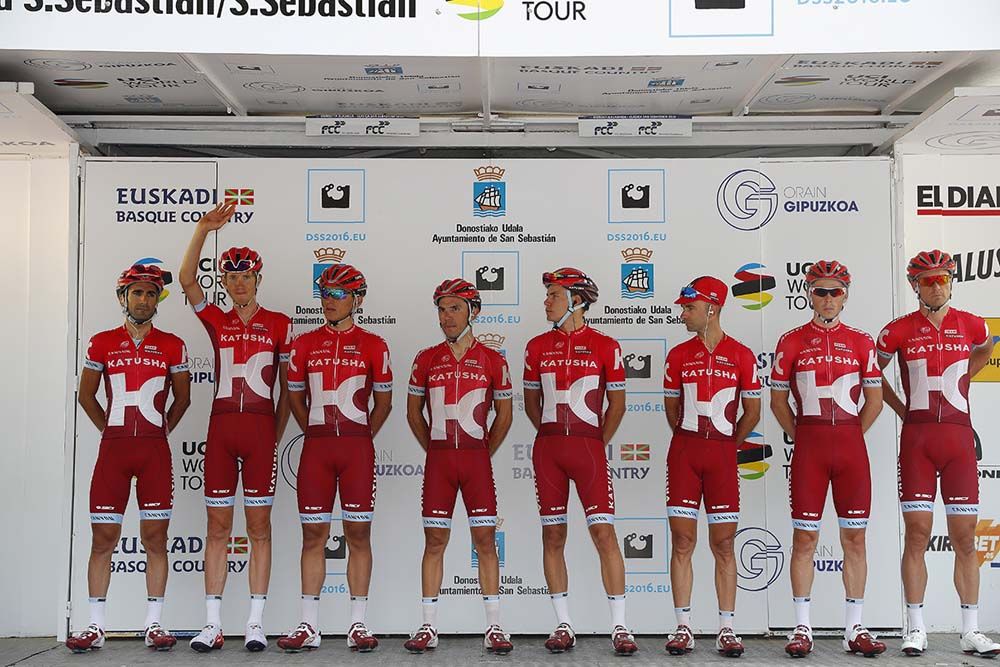 The Katusha team
