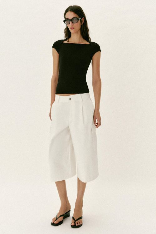 Square Neckline T-Shirt