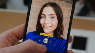 The iPhone X's front-facing camera benefits from being able to map your face