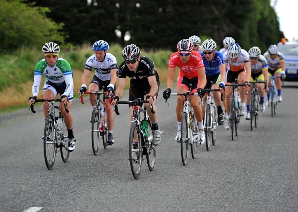 A break of ten riders has slipped off the front in the first few kilometres of the stage