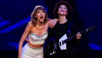 Taylor Swift and Annie Clark