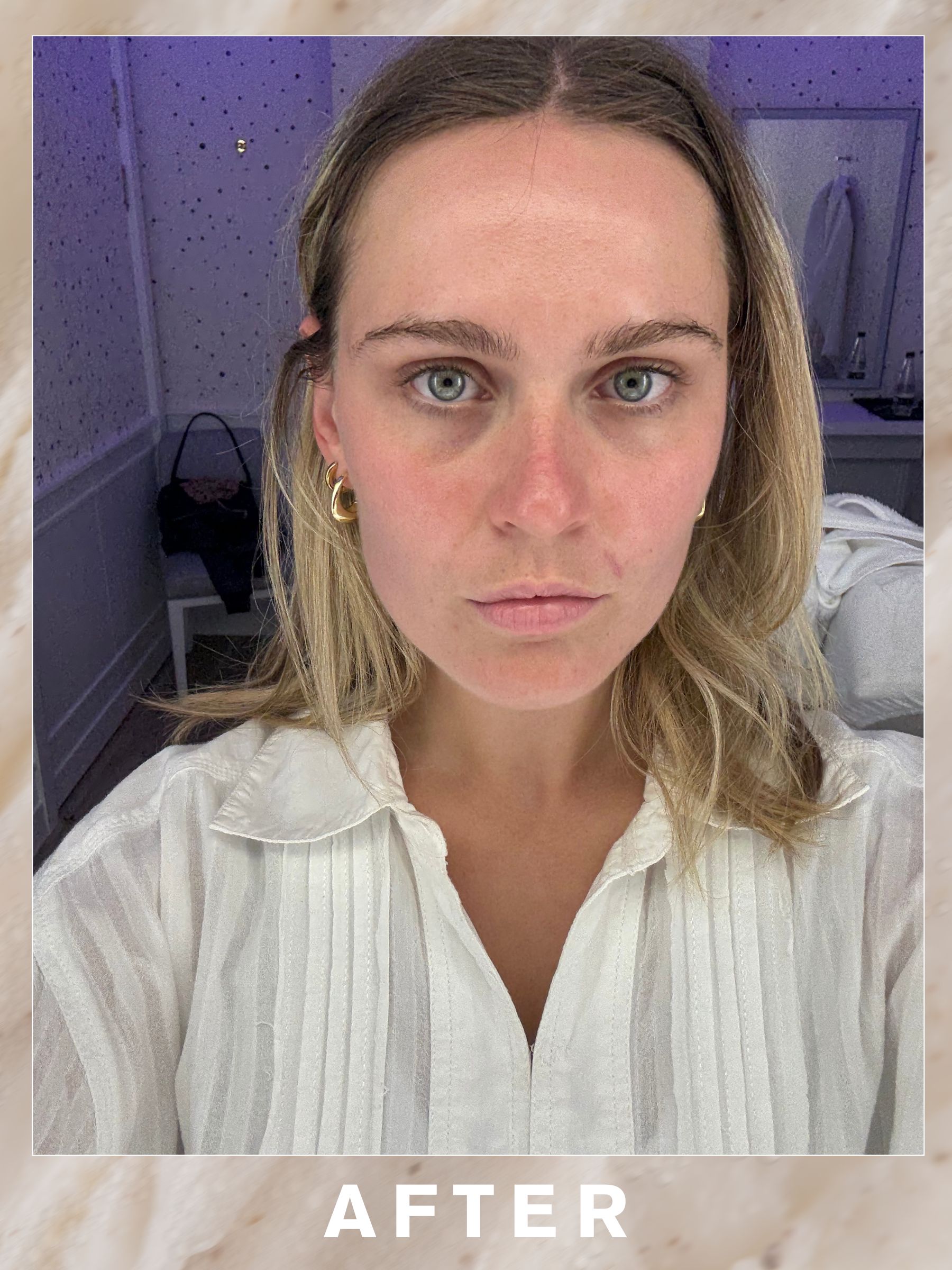 Annie after her Sisley Signature Facial