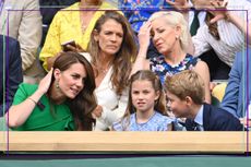 Kate Middleton Prince George and Princess Charlotte at Wimbledon