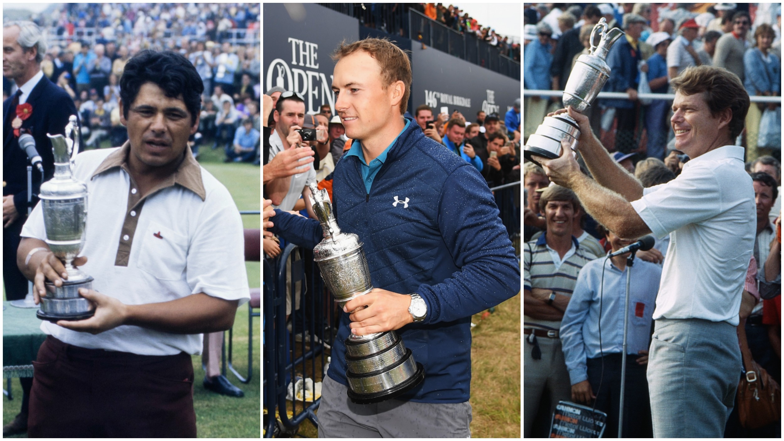 Lee Trevino, Jordan Spieth and Tom Watson are all previous Open champions at Royal Birkdale