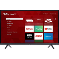 TCL 43-inch 43S425 4K TV:  $329.99