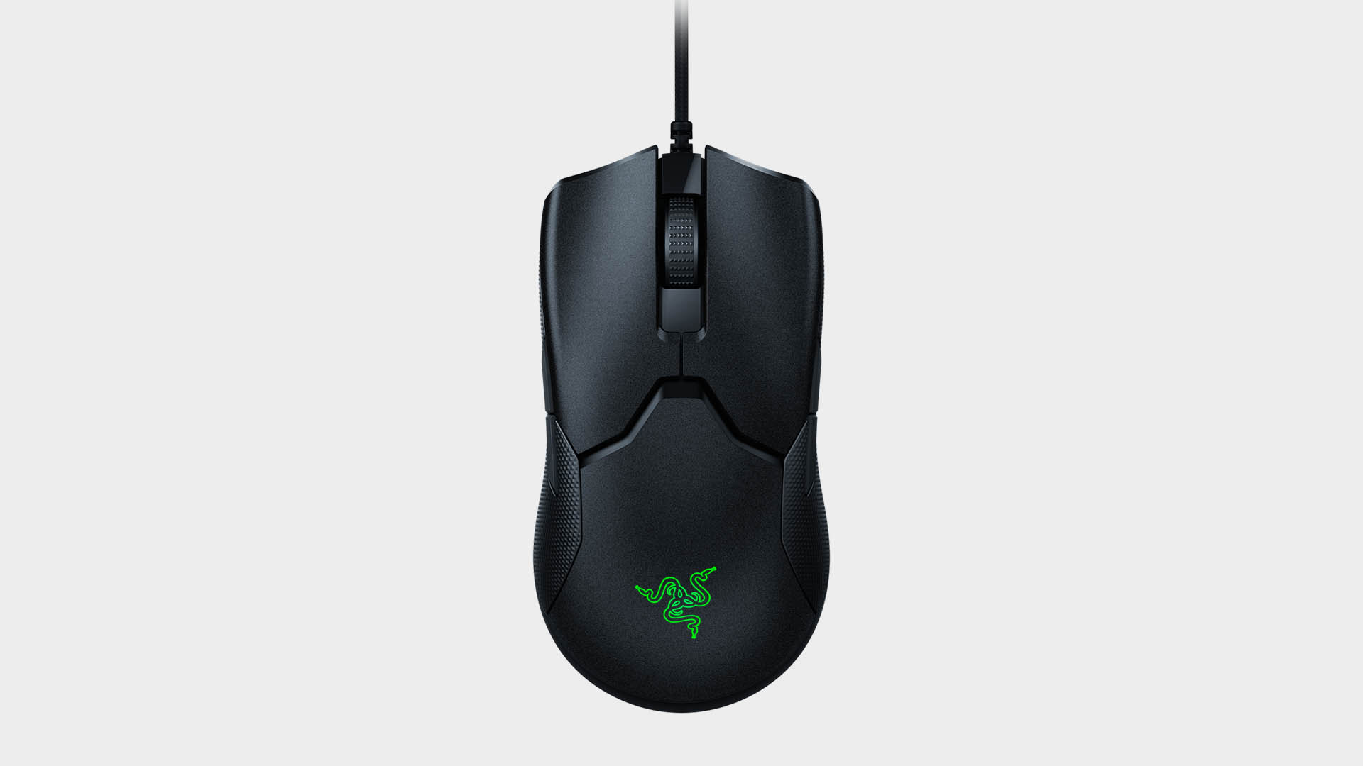 Razer Viper 8KHz gaming mouse on grey background