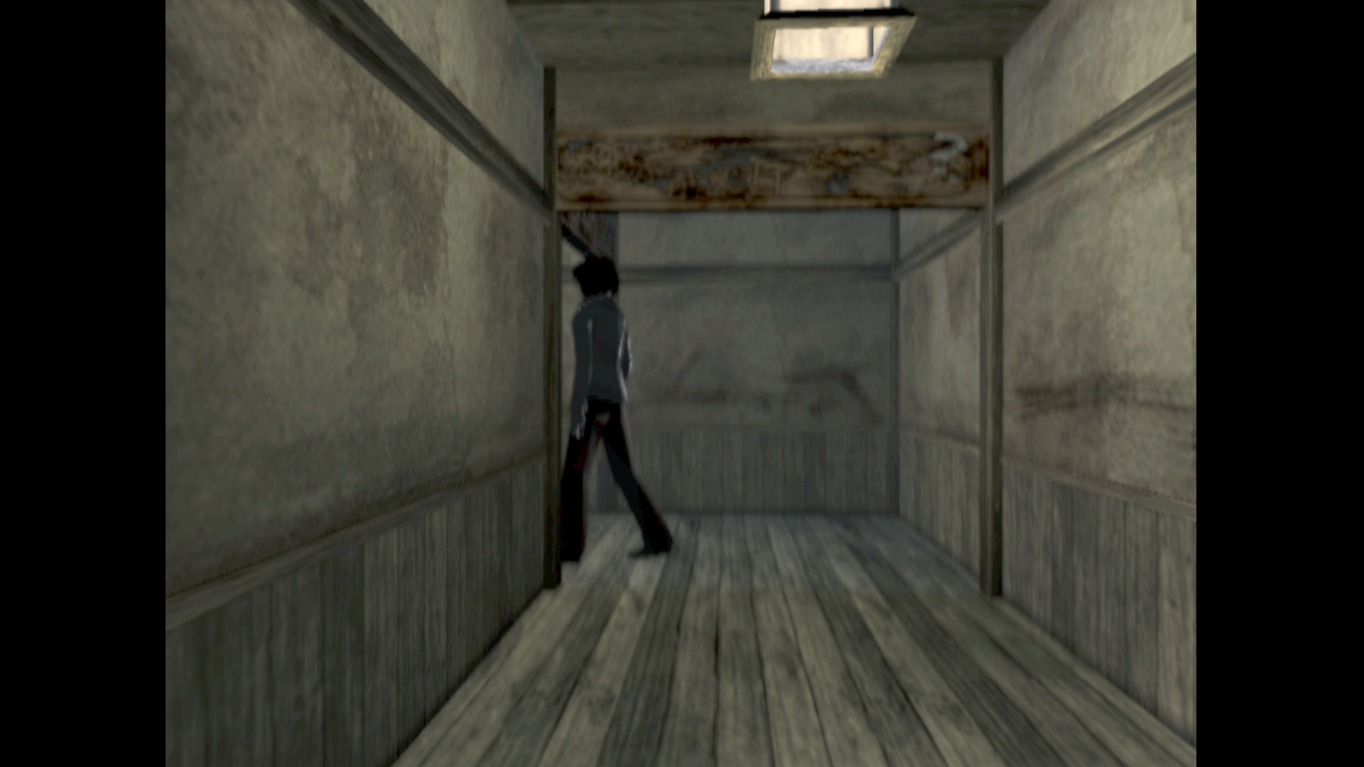 The opening cutscene in Fatal Frame (AKA Project Zero)&#039;s PS2 version that has you following your missing brother