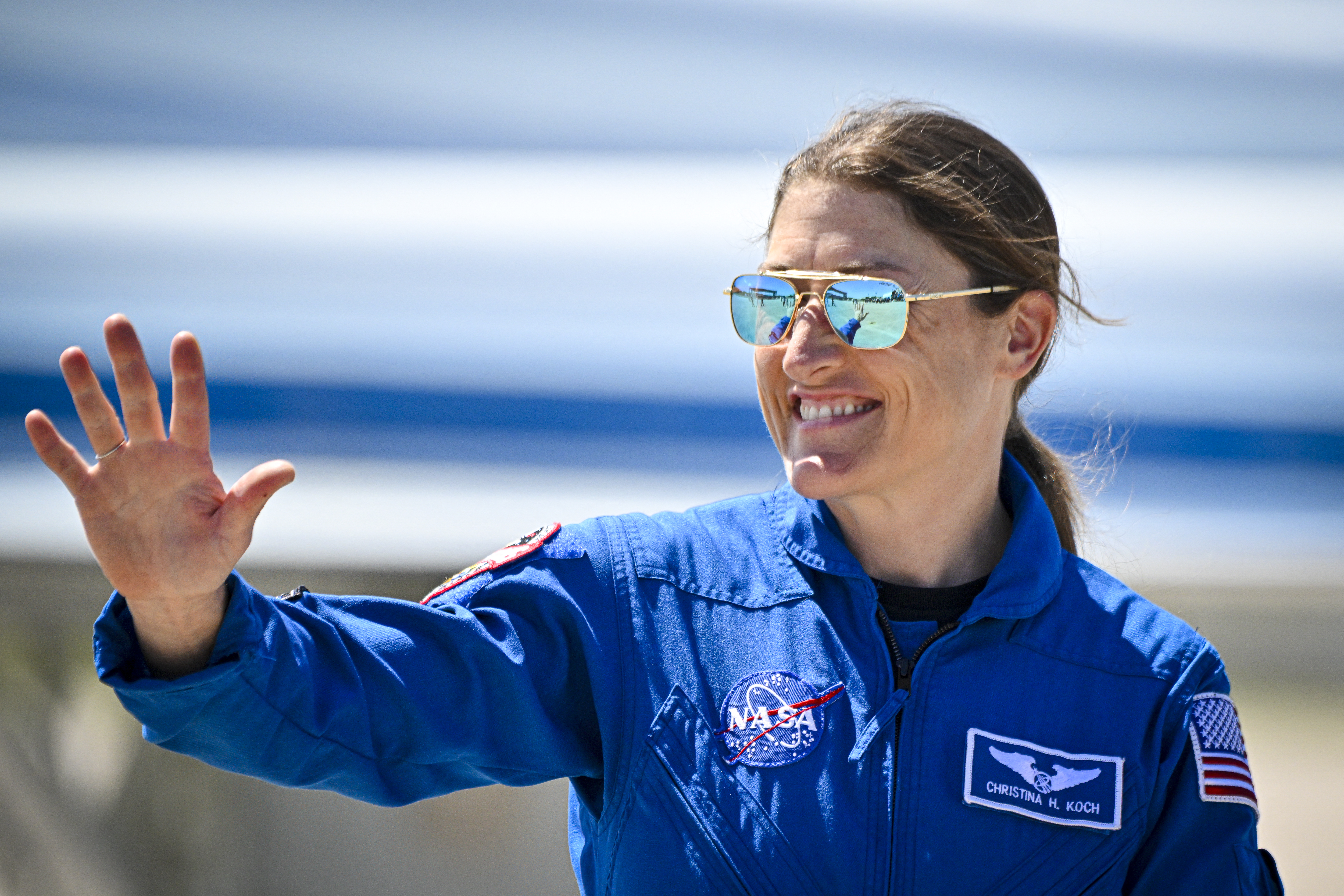 Artemis II mission specialist Christina Koch.