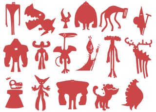 creature design: silhouette thumbnail