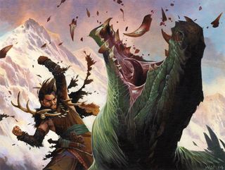 Epic confrontation card from Magic The Gathering