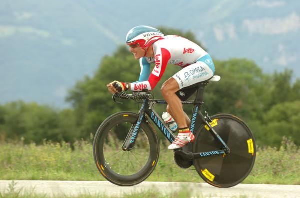 Philippe Gilbert (Omega Pharma-Lotto) during the Grenoble time trial.