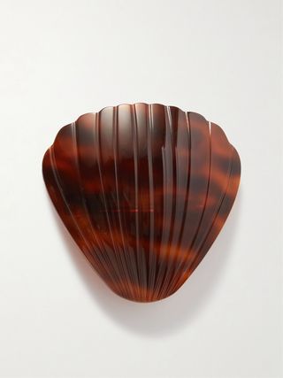 Fan Shell Tortoiseshell Acetate Hair Clip