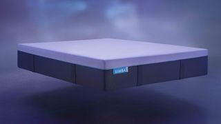 Best Simba mattress sales, discount codes and deals: the Simba Hybrid Luxe mattress on a blue background