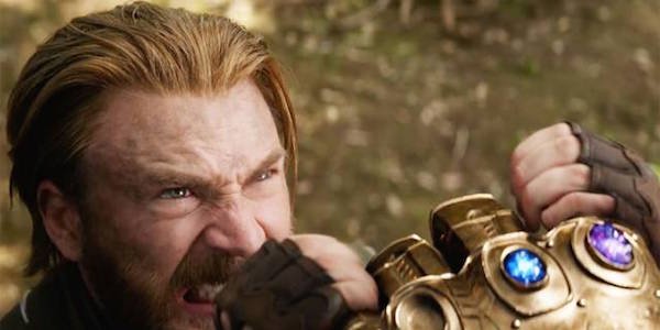 Avengers Infinity War cap holds back Thanos