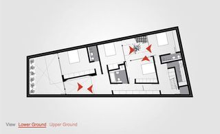 An interactive floor plan showing the lower ground of a residential home