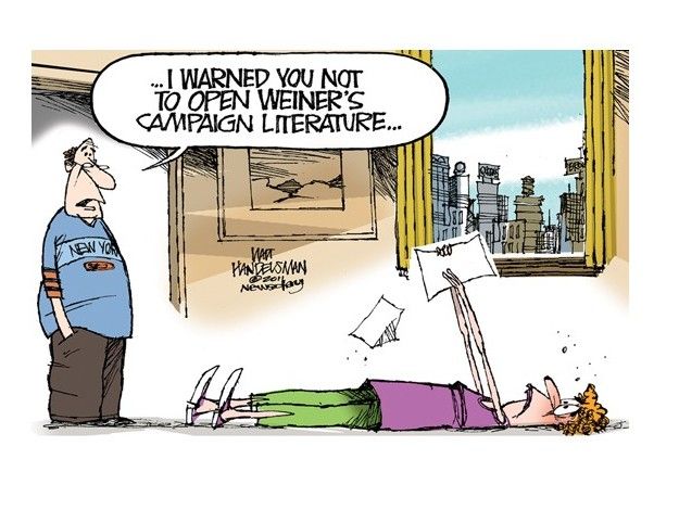 Weiner&amp;#039;s print campaign