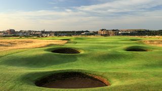 The 15th hole at the Old Course