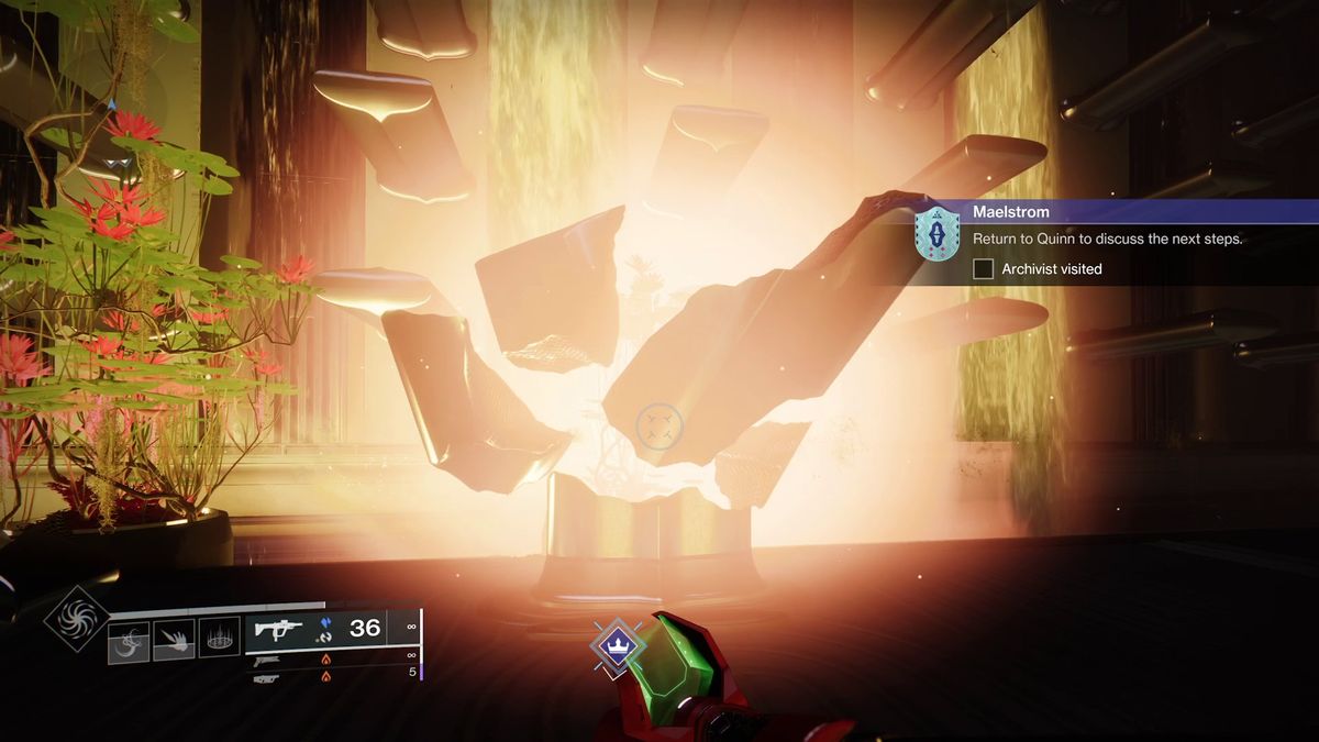 Destiny 2 Maelstrom quest fixing cloud strider memorial at hall of heroes