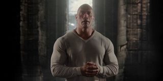 Dwayne Johnson as The Rock in Black Adam DC Fandome teaser