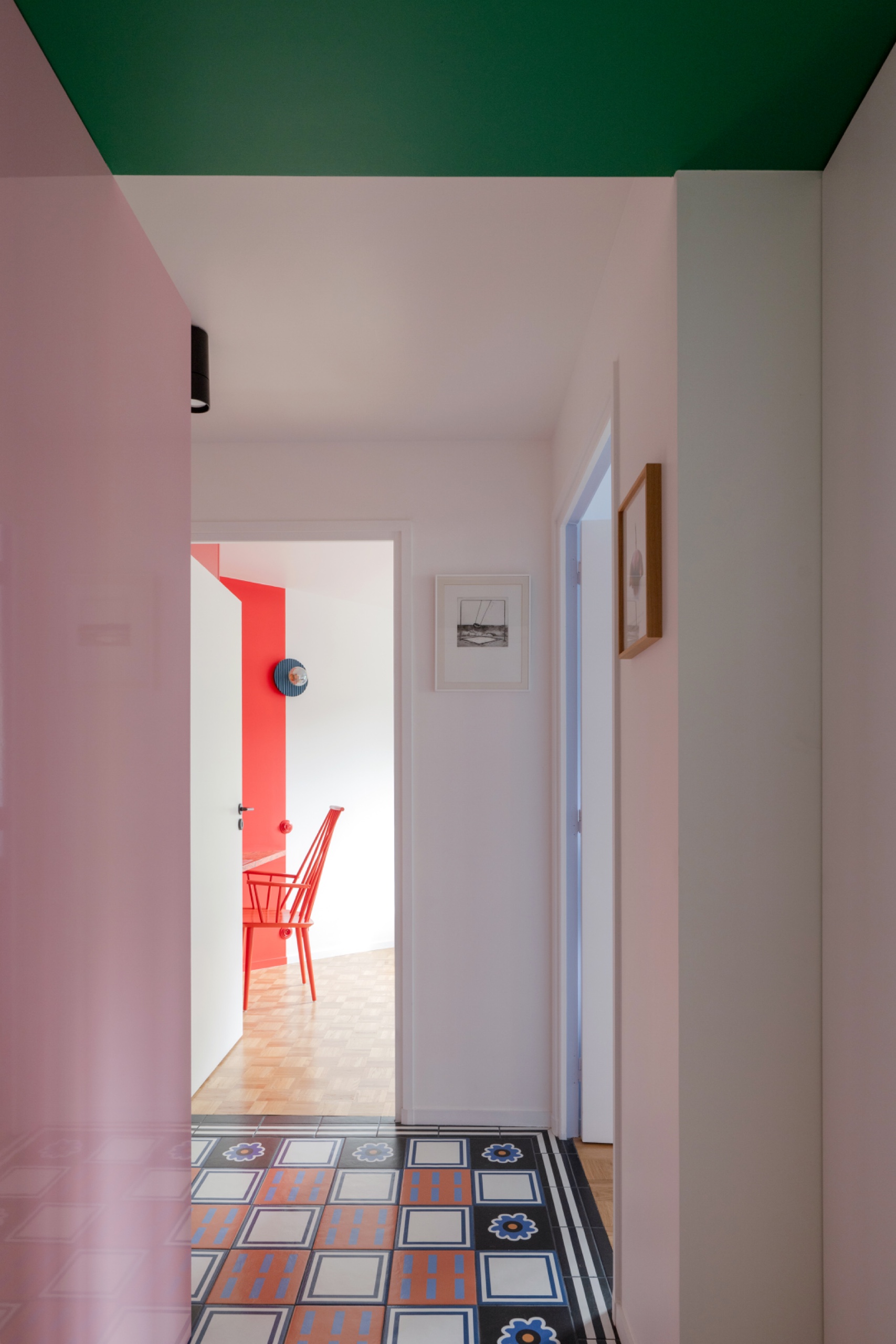 Apartment hallway
