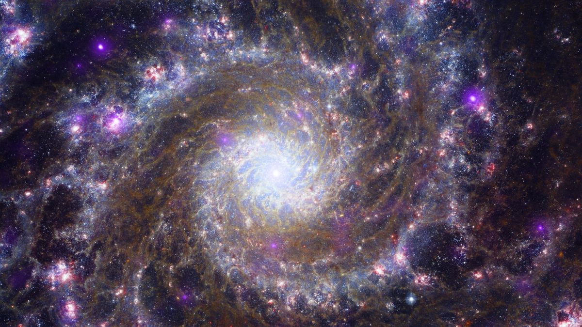 L’univers est magnifique sur les images du télescope spatial James Webb et les images aux rayons X de Chandra