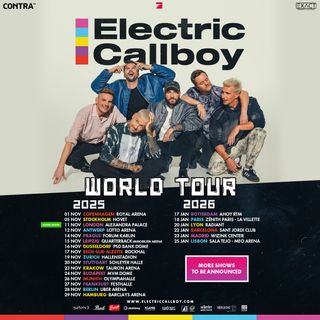 Electric Callboy 2025 and 2026 European tour poster