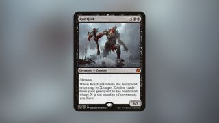 Rot Hulk card on a blurred background