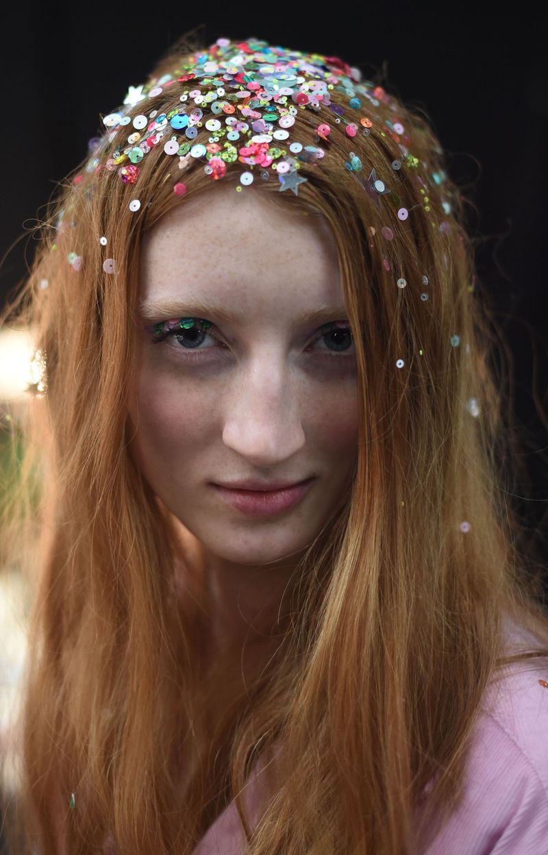 Confetti Hair Trend Confetti Hair Pictures Marie Claire
