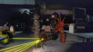 Two REPO monsters added by the Wesleys Monsters mod