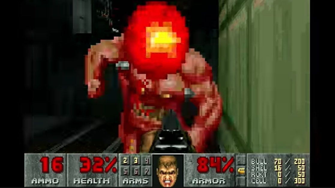 Doom on an ISA bus graphics card