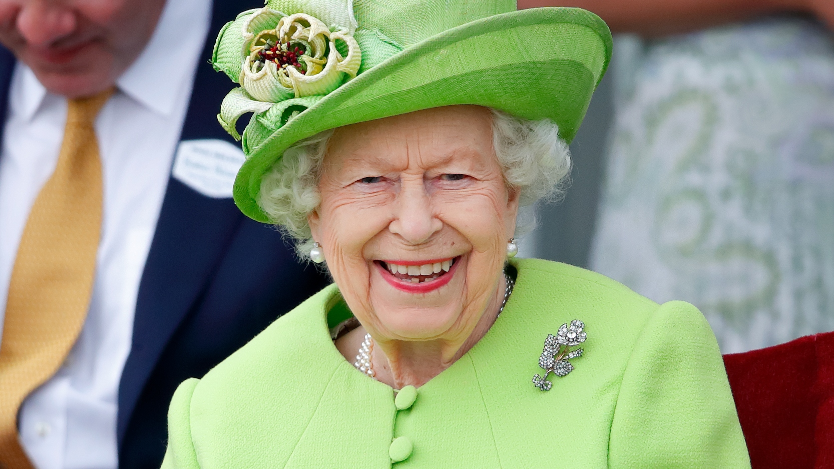Queen Elizabeth II attends the Out-Sourcing Inc. Royal Windsor Cup polo match