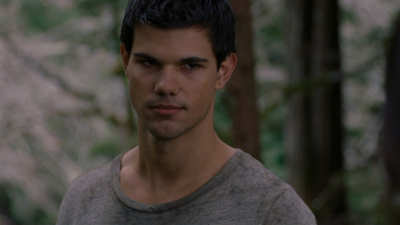 Taylor Lautner como Jacob en Crepúsculo