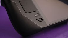 Valve's Steam Deck handheld (close-up)