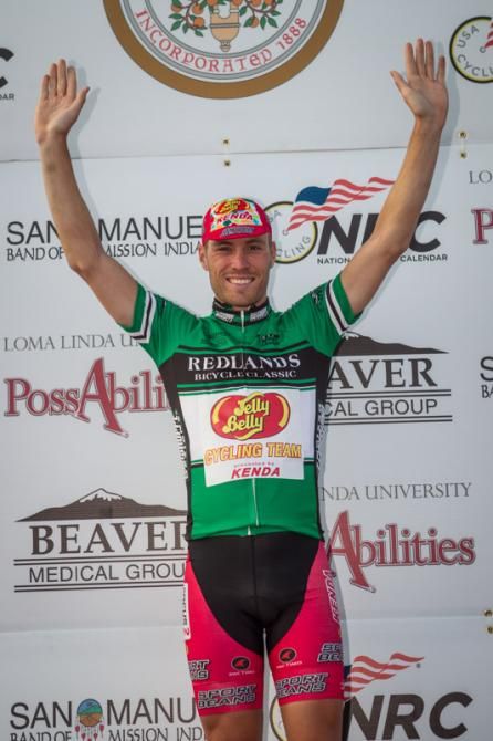 Christiaan Kriek (Jelly Belly/Kenda) won the points competition in Redlands