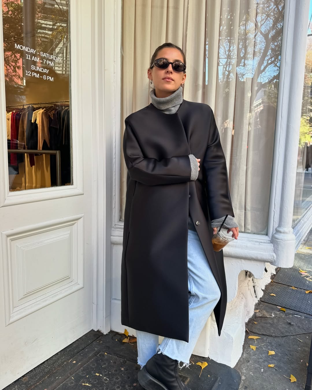 satin evening coat trend