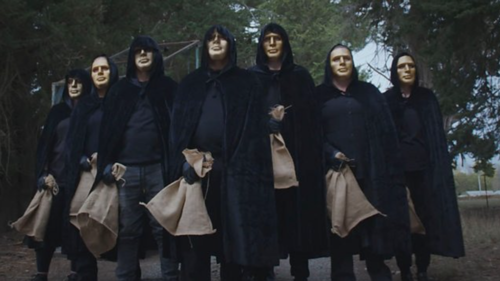 People dressed in cloaks and masks in The Traitors NZ season 2