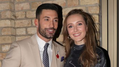 Giovanni Pernice and Rose Ayling-Ellis are seen on November 01, 2021 in London, England
