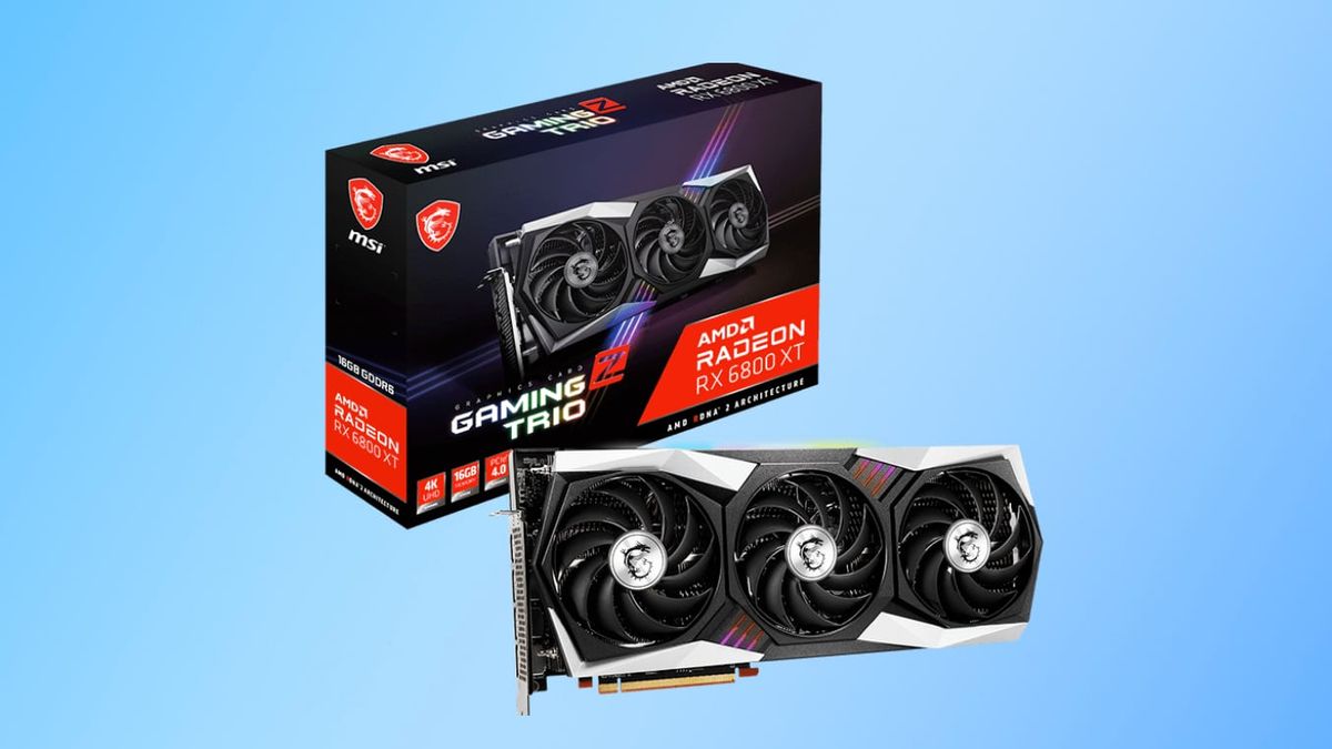 Msi radeon rx 6800 gaming x trio hot sale