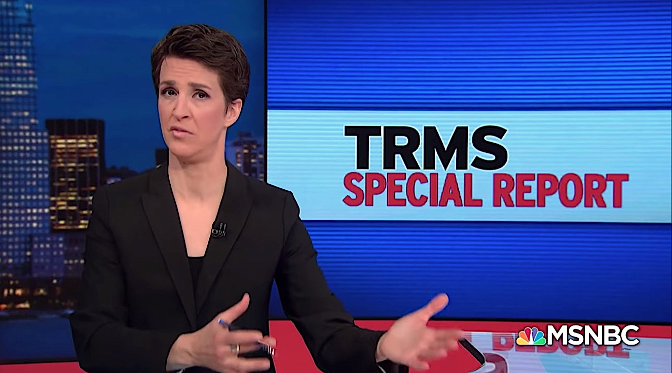 MSNBC's Rachel Maddow Unveils A Bizarre Secret Deal Between The Saudis ...