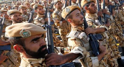 Iranian troops.