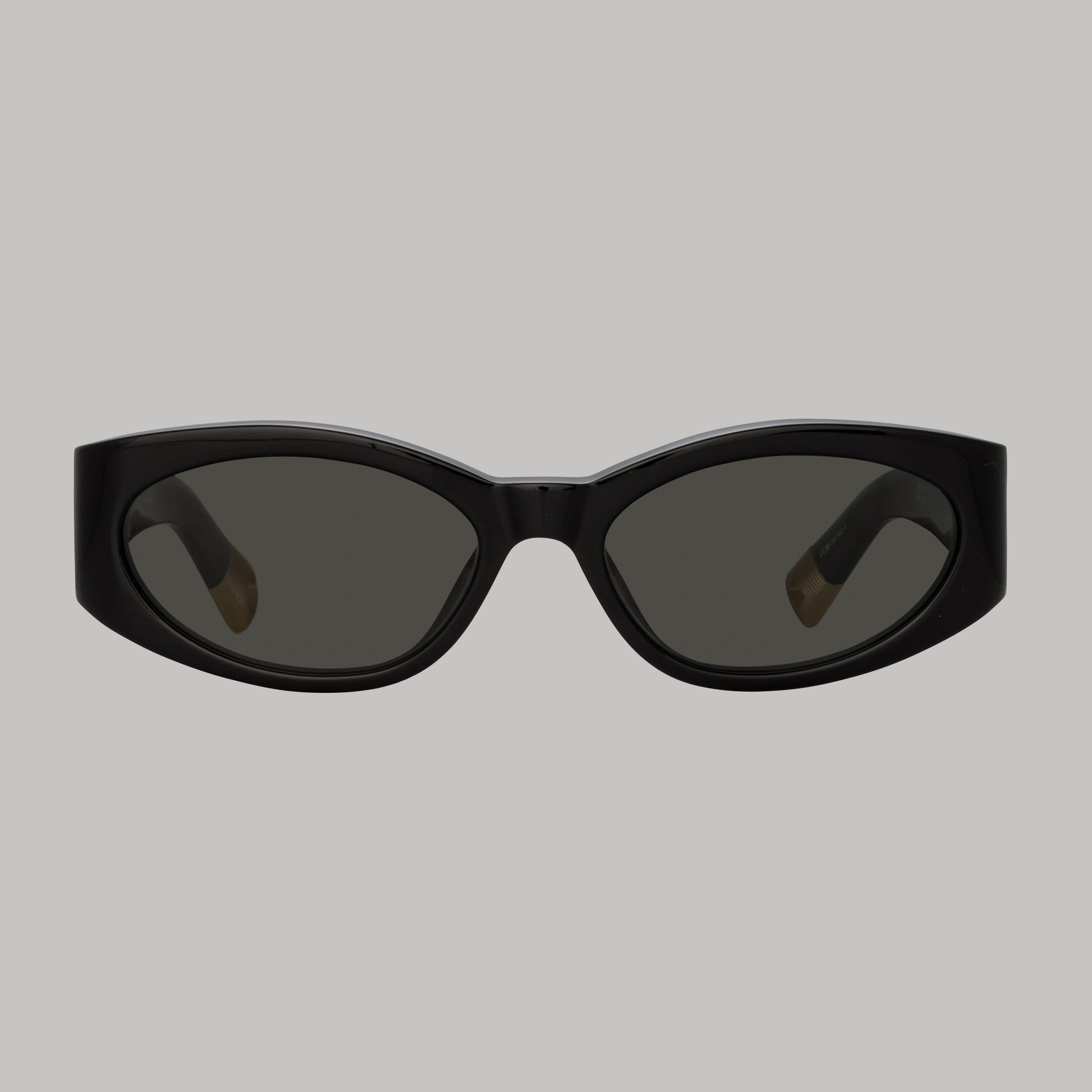 Ovalo Oval Sunglasses in Black