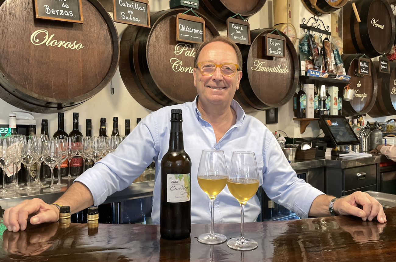 A man in a restaurant