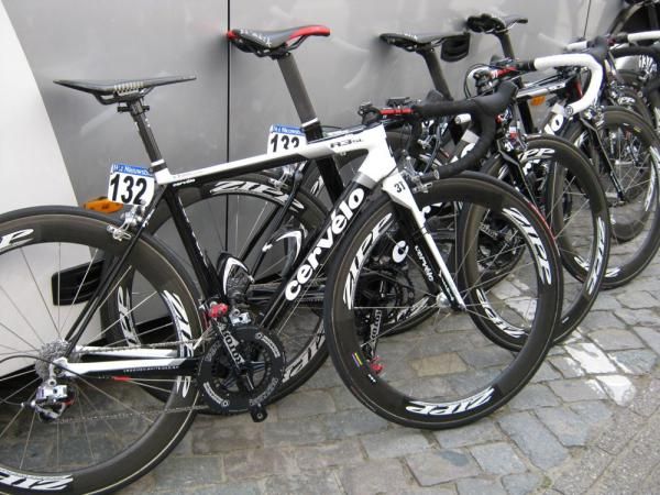 Cervelo TestTeam was using a mix of bikes
