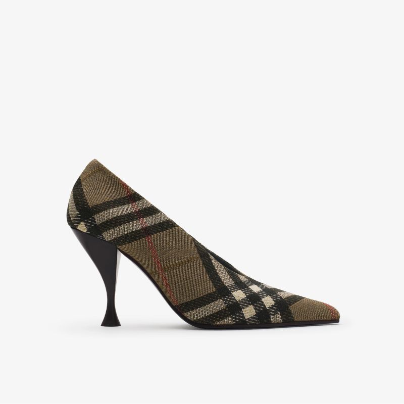 Burberry , Check Cameo High Pumps