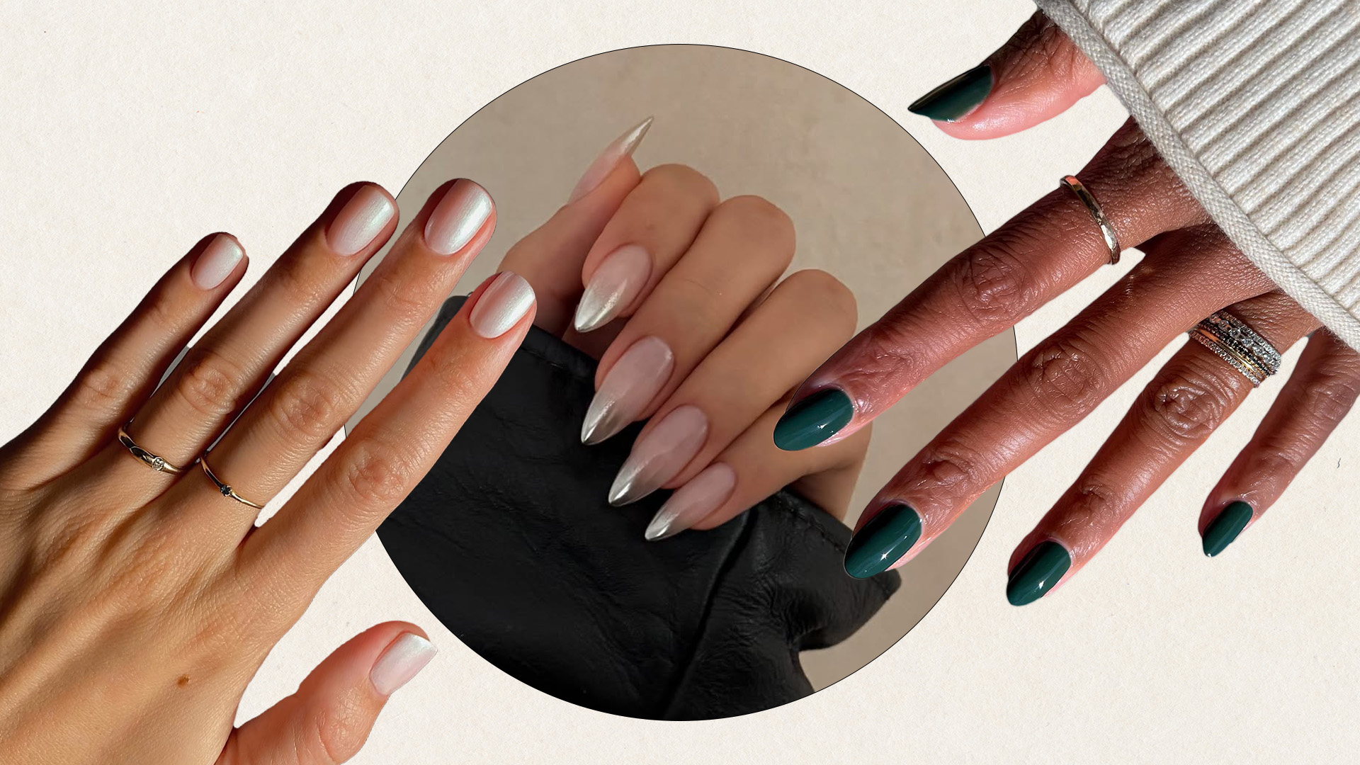 New Year's Eve nail designs.