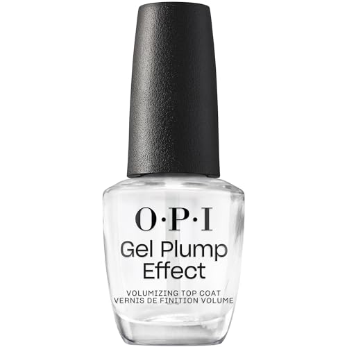 Opi Gel Plump Effect Top Coat | Gel Like Nail Polish Top Coat |plumping &amp;amp; Volumizing, High Shine, Protects Nails