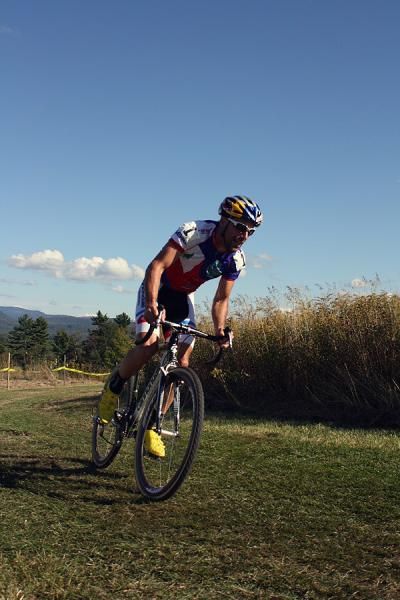 Tim Johnson in the red, white and blue of national champion.