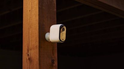 Lifestyle image of the Arlo Essential Outdoor Camera